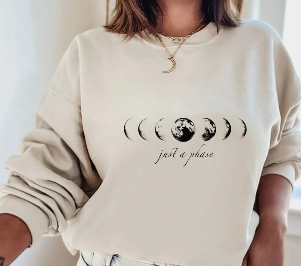 Women's Printed Crew Neck Casual Tee