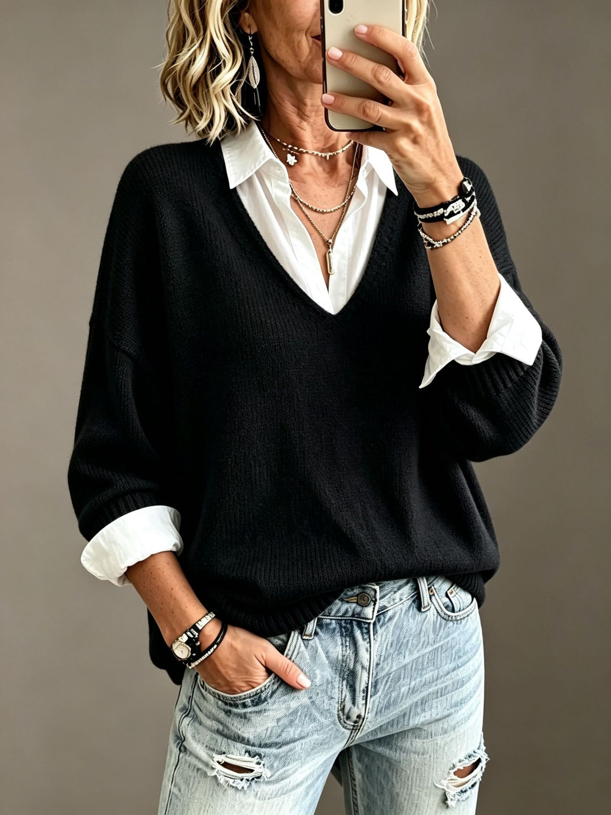 Everyday Casual Elegant Long-sleeve Sweater