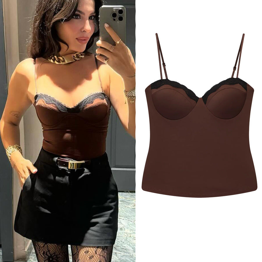 Layering Camisole for Women - Lace Sleeveless Vest