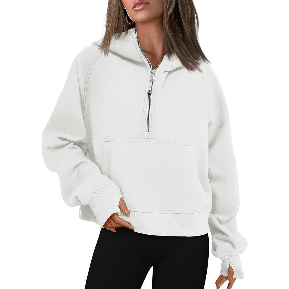 Cozy Fleece-Lined Zip-Up Winter Hoodie