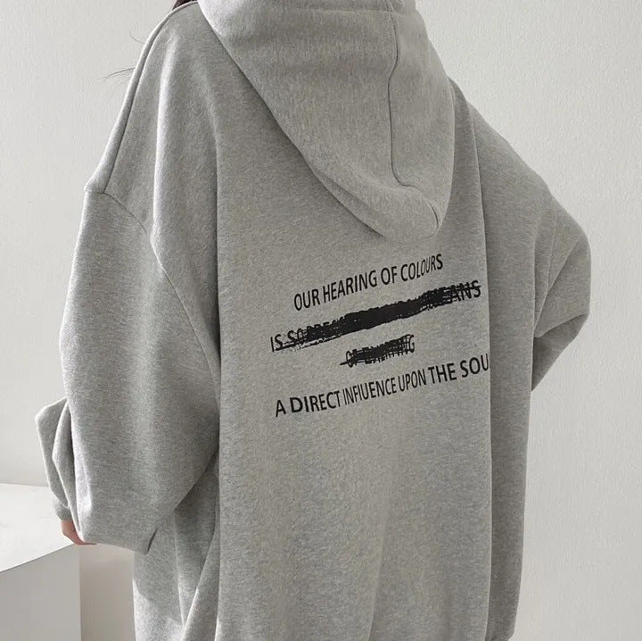 Women's Velvet Padded Hooded Sweatshirt Coat