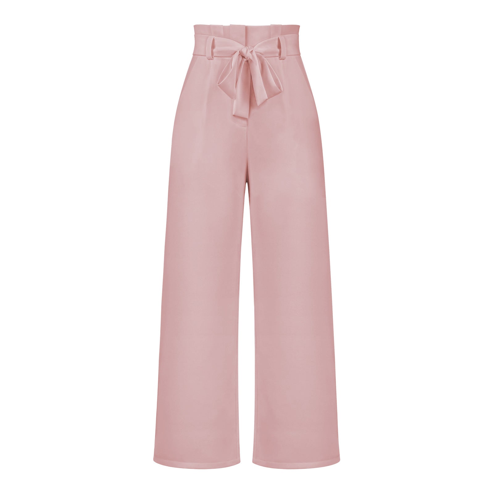 Women's Ice Silk Casual Wide-Leg Trousers