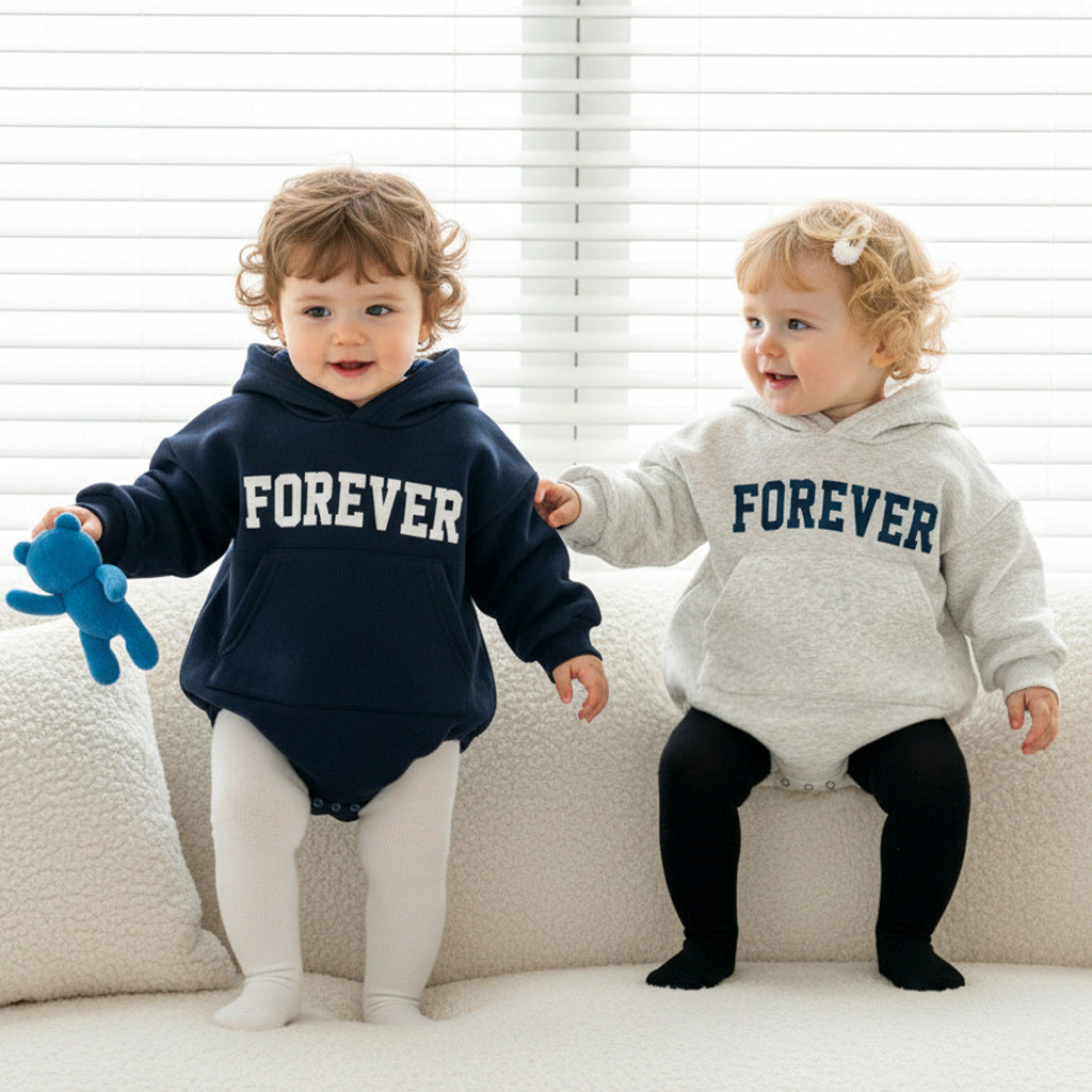 Cozy Winter Baby Jumpsuit - Adorable One-Piece Romper