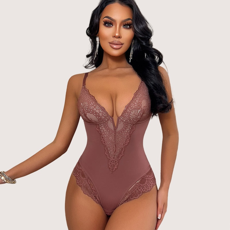 Women's Shapewear Hip Lifting Corset Leotard