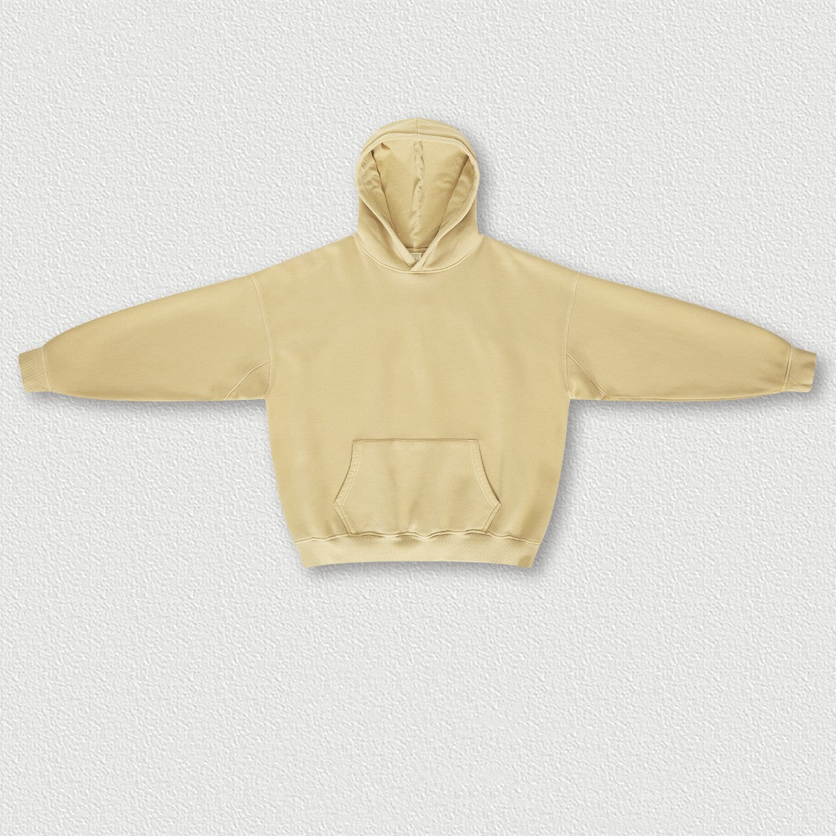 Autumn And Winter Washed And Worn Padded Hooded Sweatshirt
