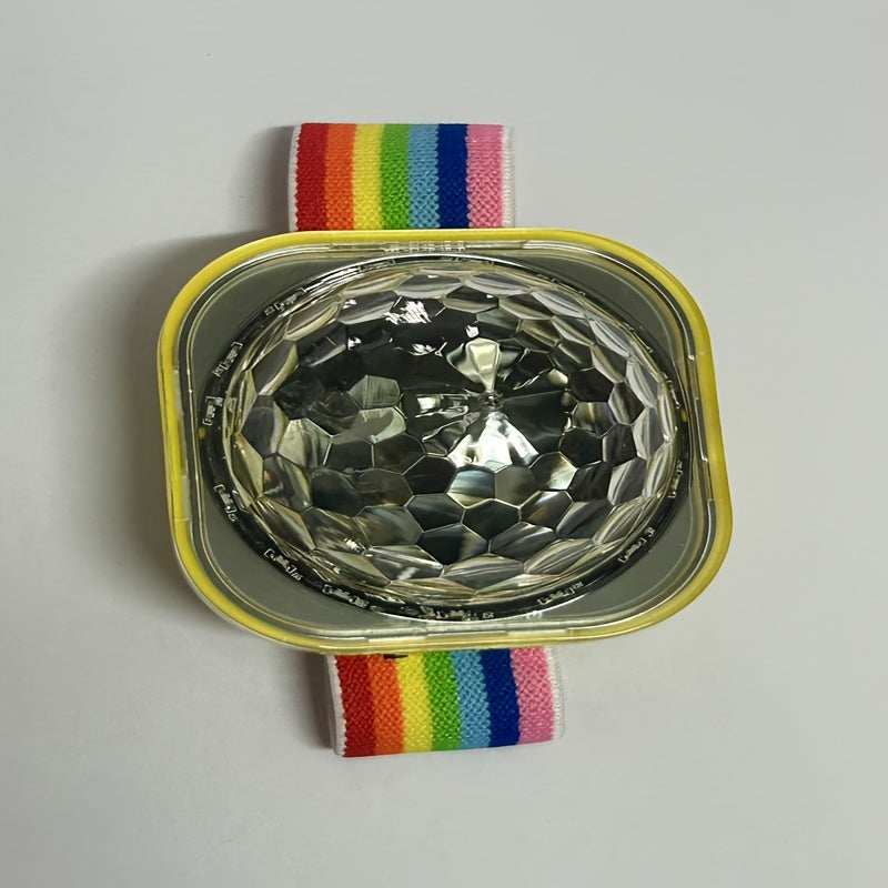 Wrist‑Wearable Projection Lamp – Adjustable Multicolor Starry Ambient Light, Handheld Portable