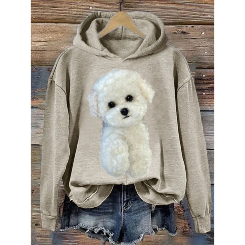 Women's Trendy Digital Print Graphic Hoodie