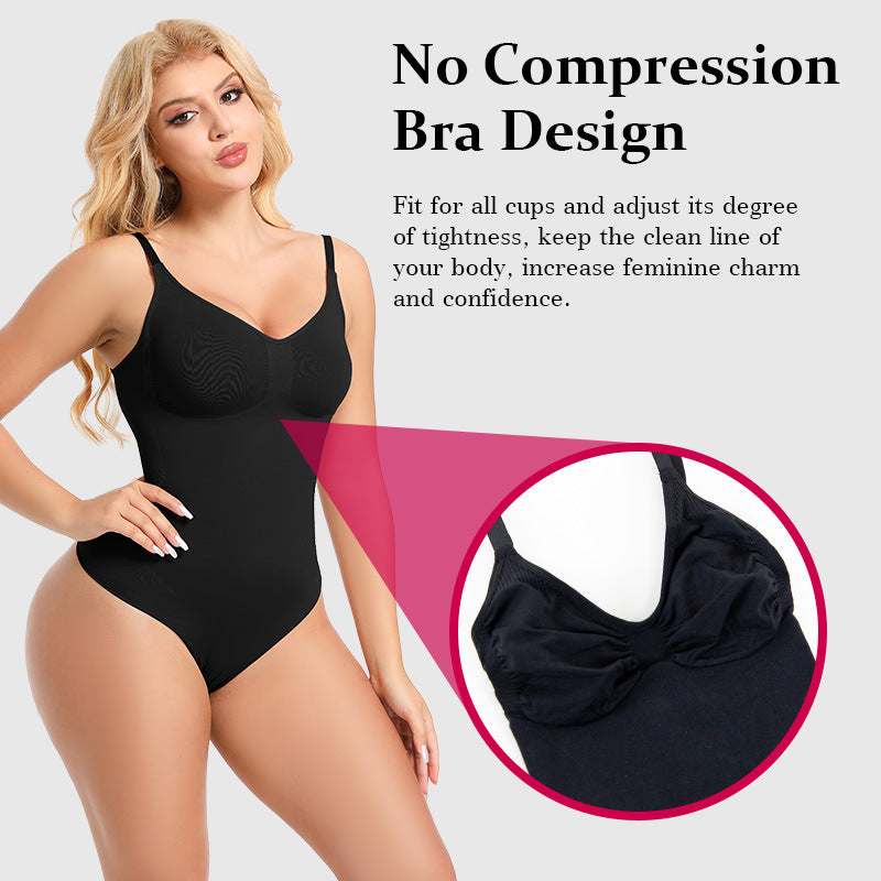 Seamless High-Elastic Push-Up Shaping Bodysuit
