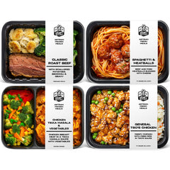Chef-Crafted Gourmet Meals Sampler: BBQ Fusion 4-Pack