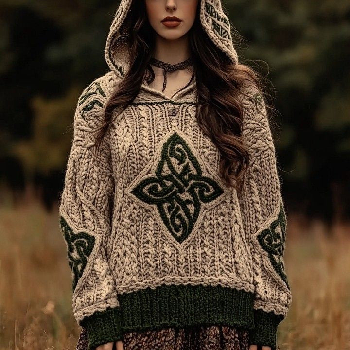 Womens Retro Hoodie with a Personalized Print