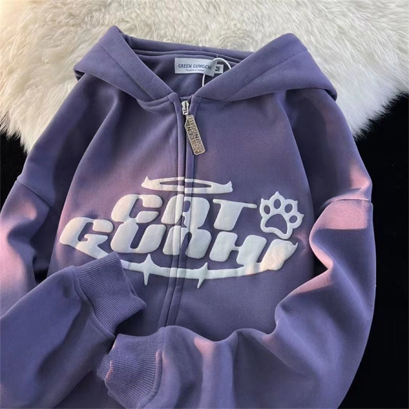 Women's Fleece-Lined Hooded Winter Sweater