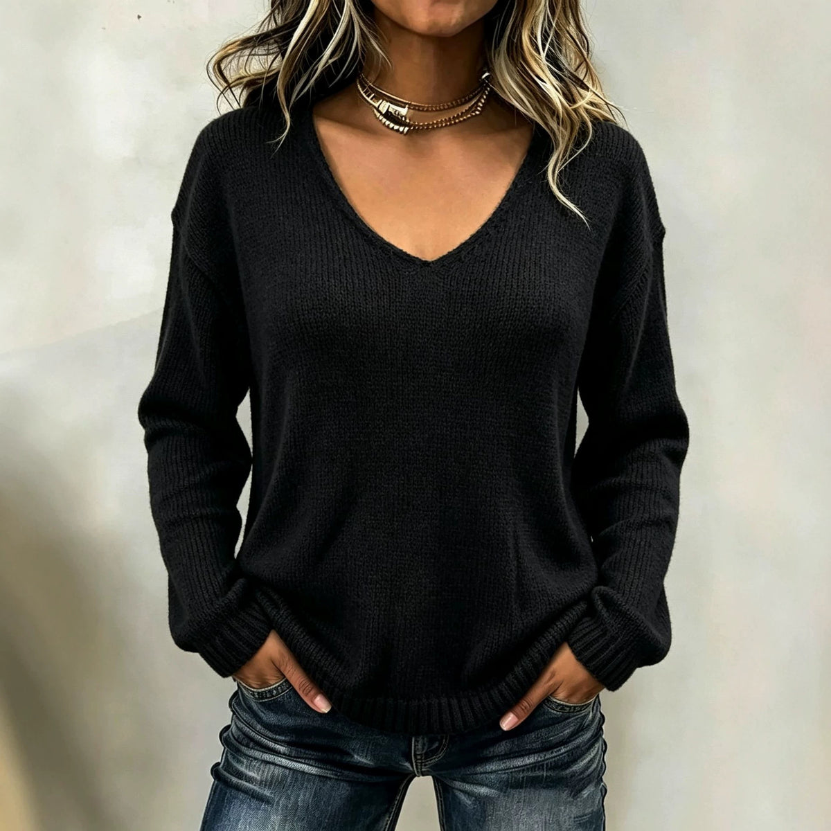 Everyday Casual Multicolor Multi-size Sweater