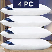 Five-Star Hotel Cervical Pillow 2/4pcs Five-Star Hotel Style Cervical Pillow - Soft and Comfortable Non-Collapse Sleep Aid - Home Gift Festival Gift Room Decor