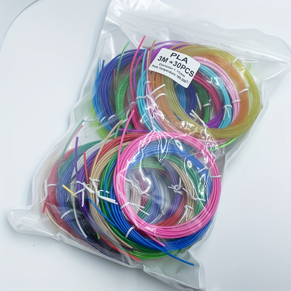 20‑Color PLA Filament Set – Multi‑Color Refill for 3D Printing, Crafting and Design