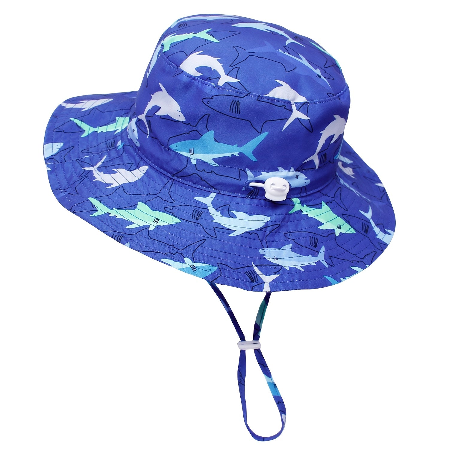 Children's Dinosaur Print Bucket Hat with Adjustable Cord
