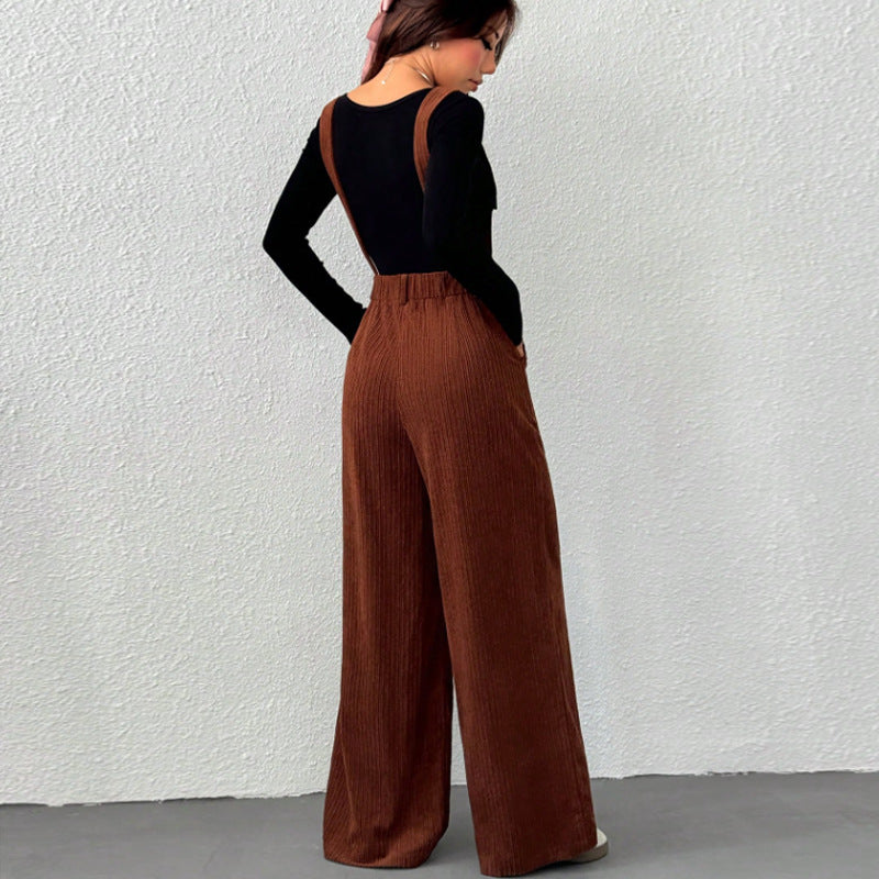 Women's Trendy Corduroy Overalls
