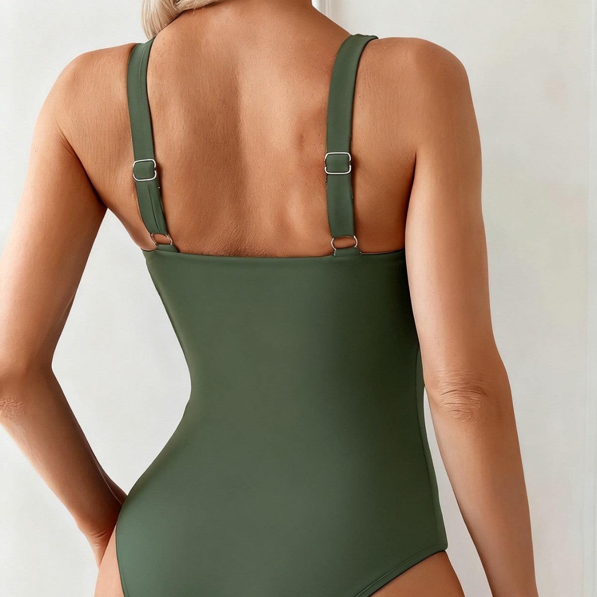 Womens European And American-style One-piece Swimsuit With A Backless Design To Flatter Your Figure