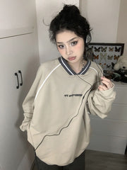 Women's Retro Cotton Knit Sweater for Autumn