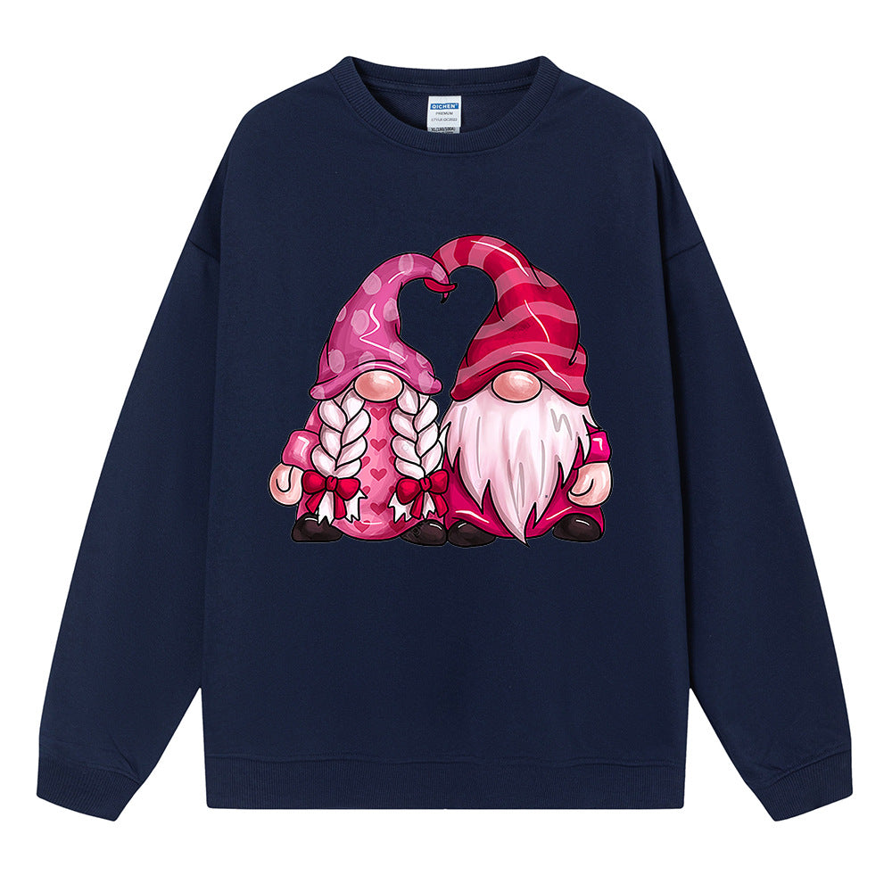 Casual Plus Size Crew Neck Pullover Sweatshirt