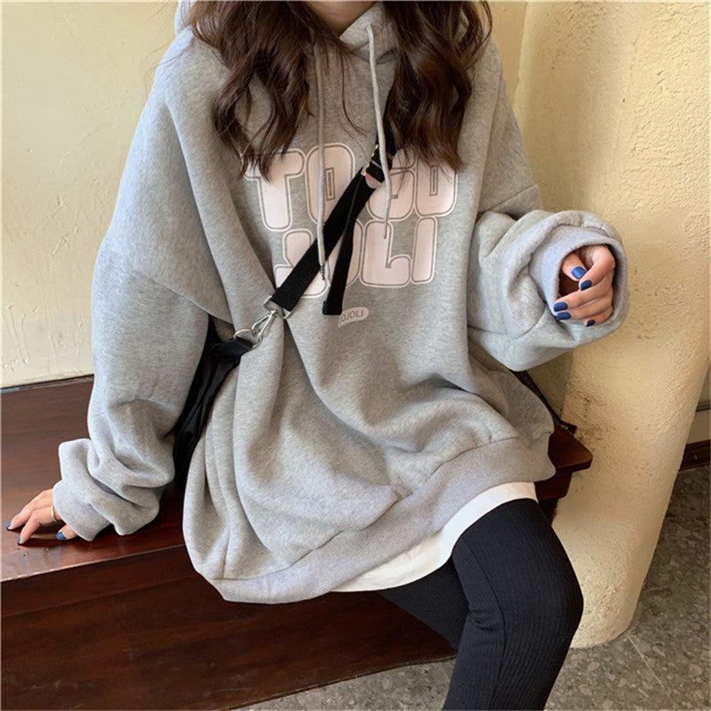 Women's Fleece-Lined Thickened Hooded Jacket