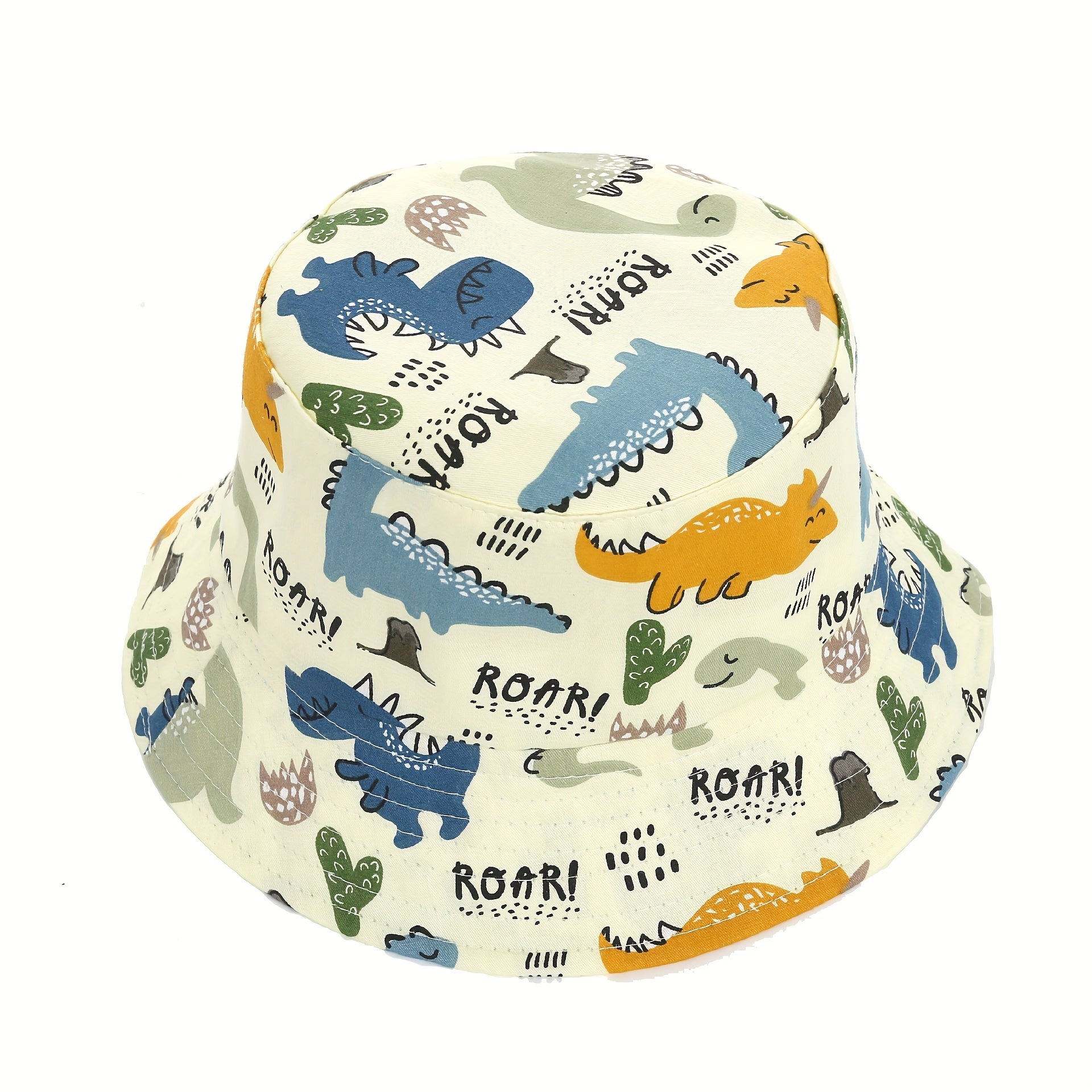 Breathable Dinosaur Fisherman Hat for Outdoor Adventures