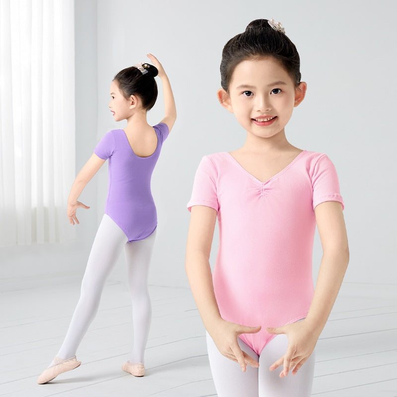 Kids' Long-Sleeve Ballet & Dance Leotard for Practice