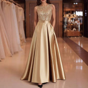Elegant Sleeveless Dress for the Ball