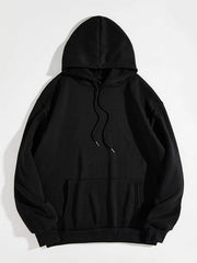 Women's Casual Letter Print Drawstring Hoodie