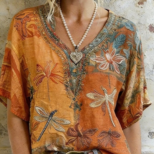 Bohemian Chic Women's Wide-fit T-shirt