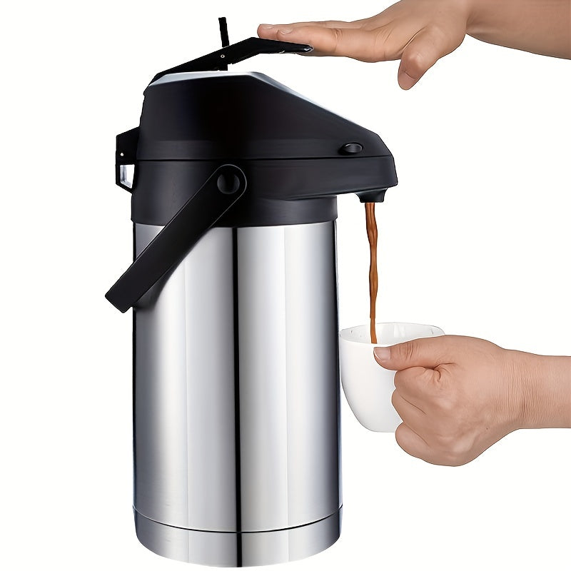 Stainless Steel Thermos Urn Airpot for Hot and Cold Beverages – Coffee Dispenser