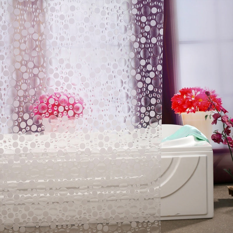Punch-free Bathroom Partition Curtain
