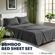 Cooling Bamboo Fiber Sheet Set – 16‑Inch Extra‑Deep Pocket, Twin to King Sizes