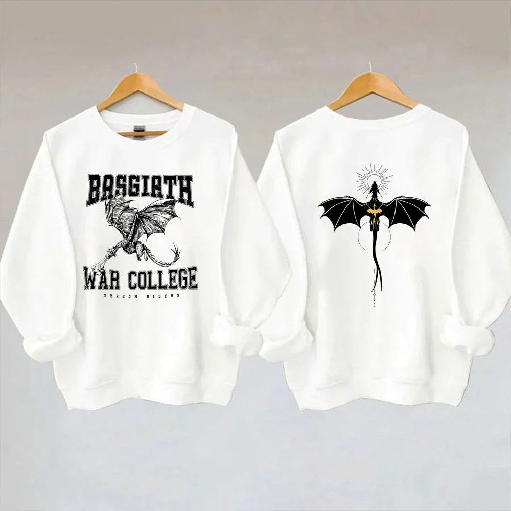 Vintage Fourth Wing Dragon Rider 2-Side Print Sweatshirt