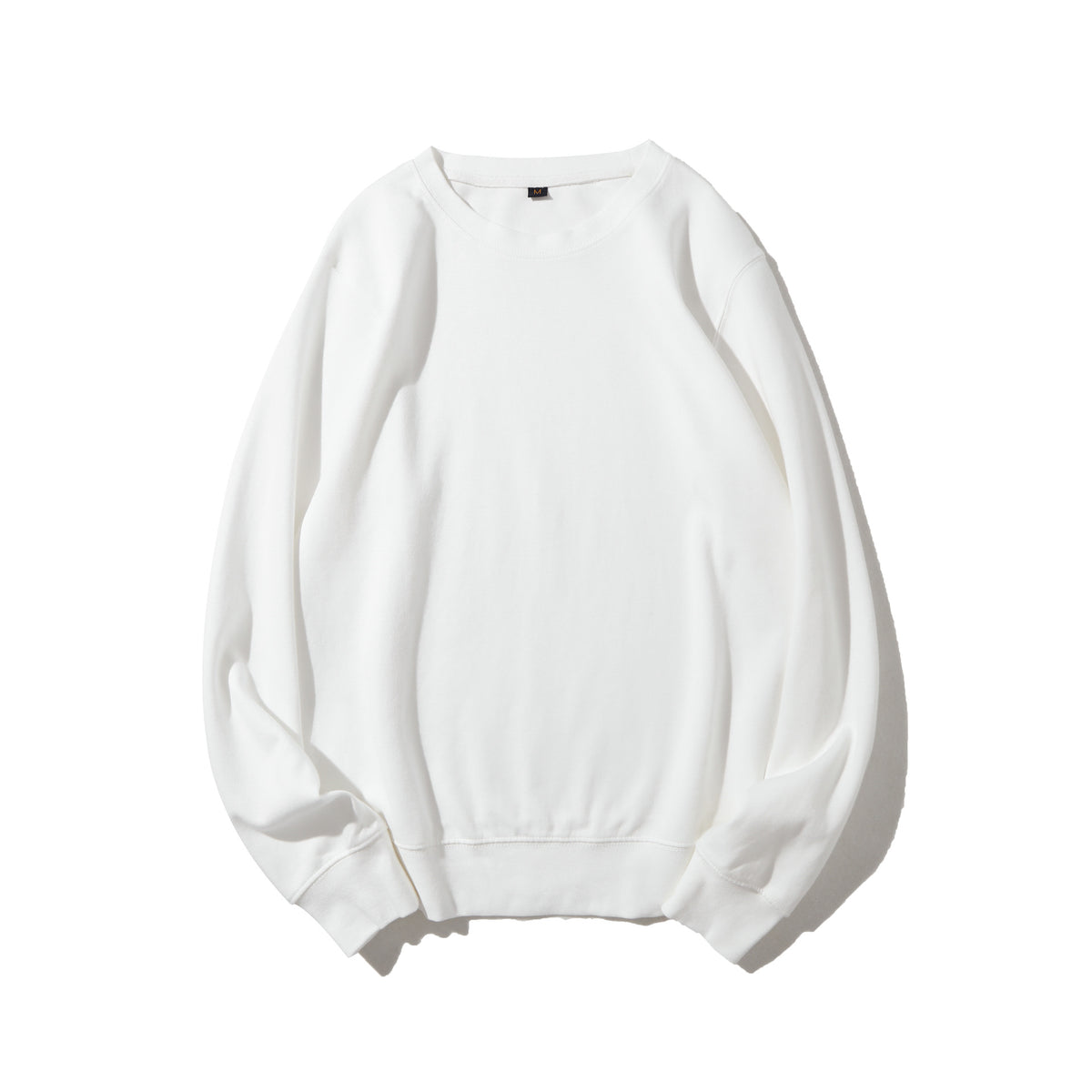 Solid Healthy Round Neck Sweater Long Sleeve