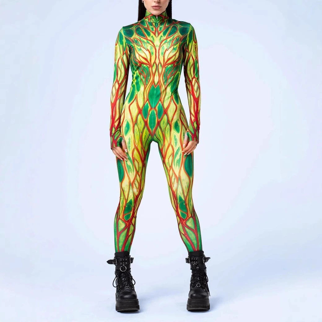 3D Printed Cosplay Bodysuit One-Piece Romper