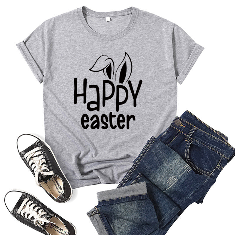 Women's Easter Bunny Print Casual Sweatshirt