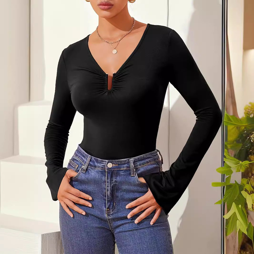 Slim-Fit Long-Sleeve Base Layer – Cozy, Breathable, All-Season