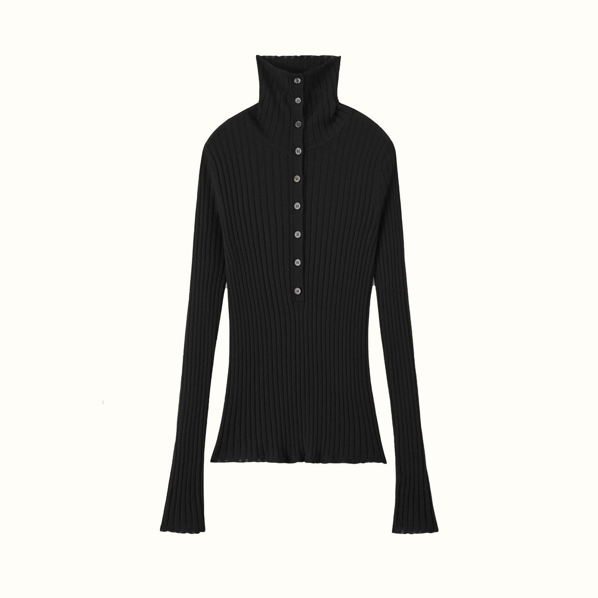 Ribbed Base-layer Sweater Chunky Turtleneck Wool Knit Pullover Underlayer Sweater Womens Slim-fit