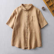 Retro Artistic Women's Slimming Shirt Top