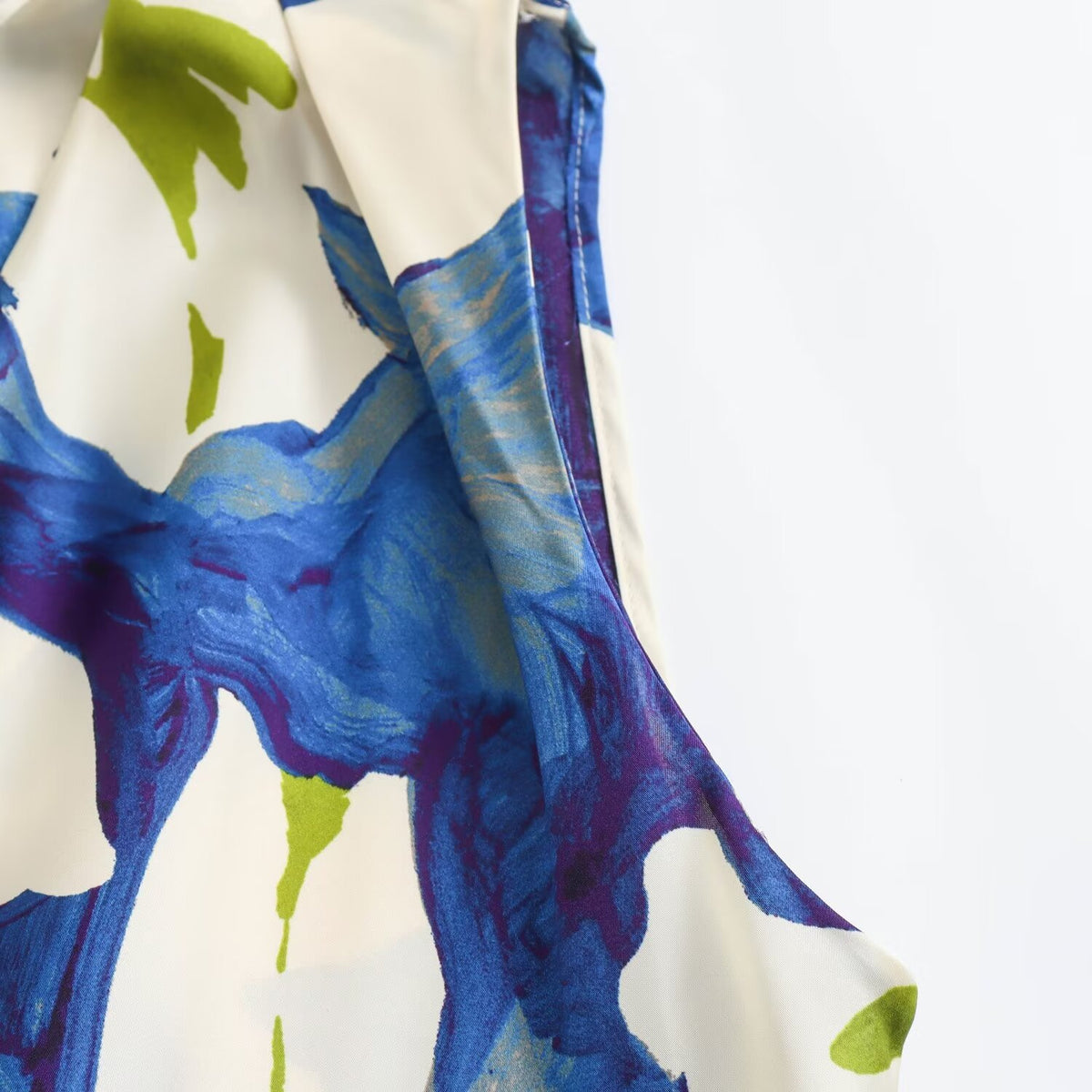 European And American Style Fashion Flower Printing Casual Jumpsuit