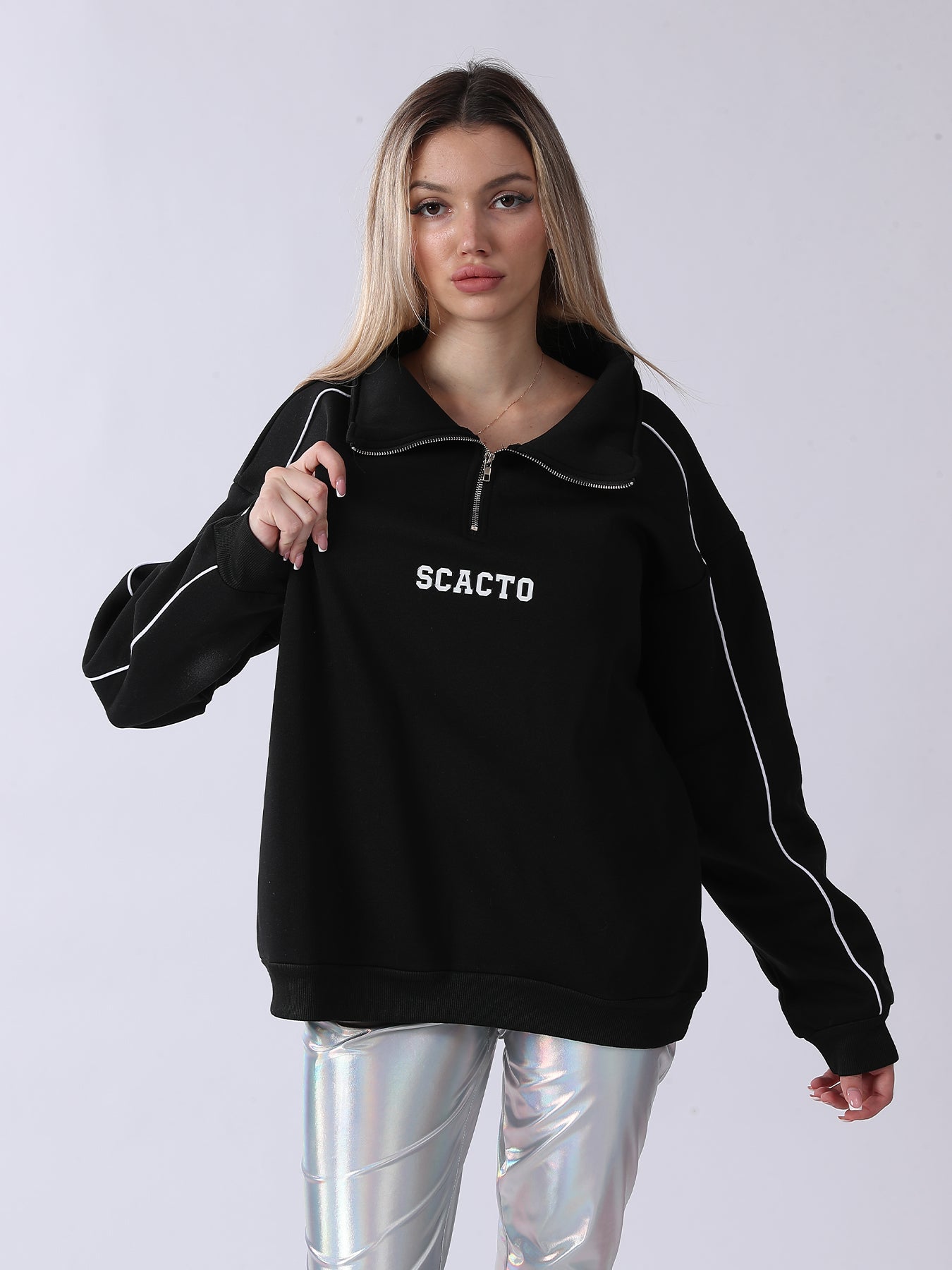 Women's Cozy Long-Sleeve Sweatshirt