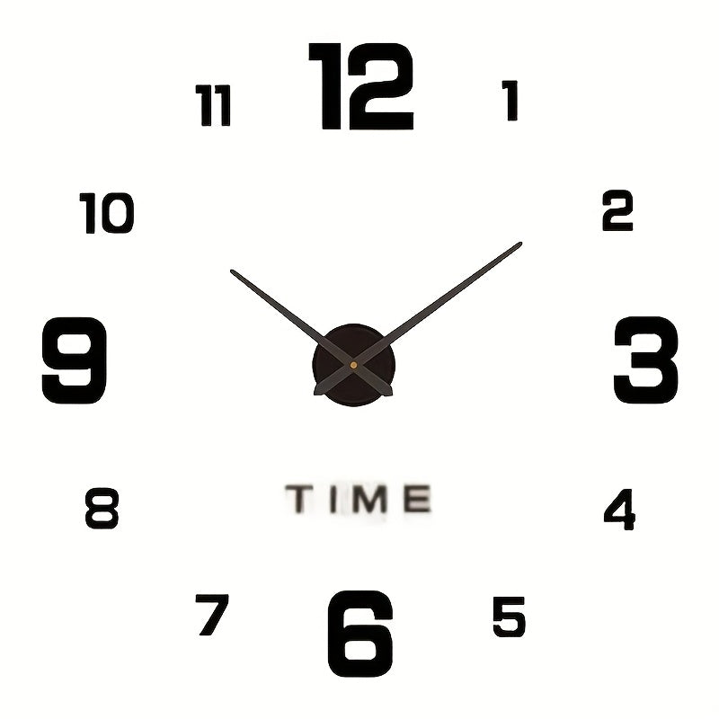 [Giant Frameless Wall Clock] 40-inch Giant Frameless Wall Clock - 3 Colors, Modern Home Decor for Office, Bedroom, Living Room, Kitchen, School | Holiday, Birthday, Christmas, Friend Gift (No Battery)
