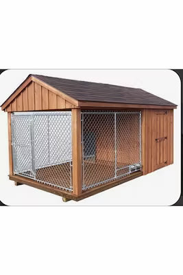 Outdoor Wooden Dog Kennel, 120x200x150 cm