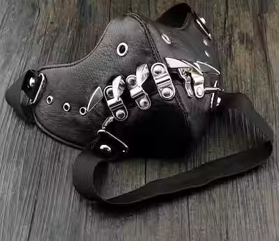 Biker Leather Mask
