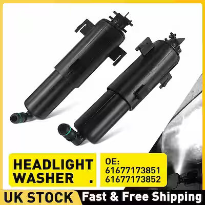 BMW X5 E70 Front Headlight Washer Nozzle Set (Left & Right)