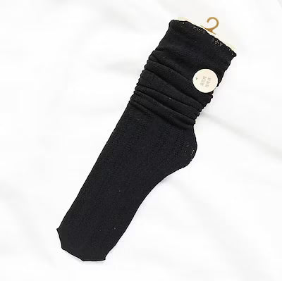 Breathable Hemp Pattern Socks for Women