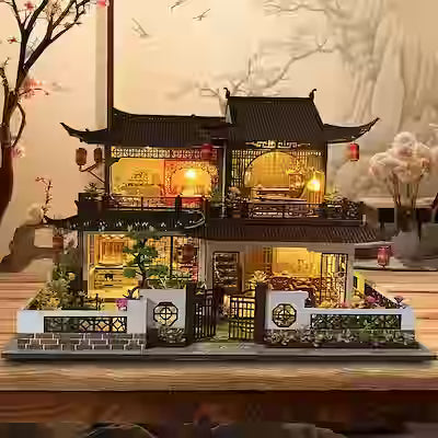 Build Your City, Develop Your Mind: Handcrafted Architectural Model Building Blocks