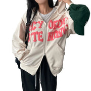 Women's Fleece Zip Cardigan Cozy Casual Sweater Coat