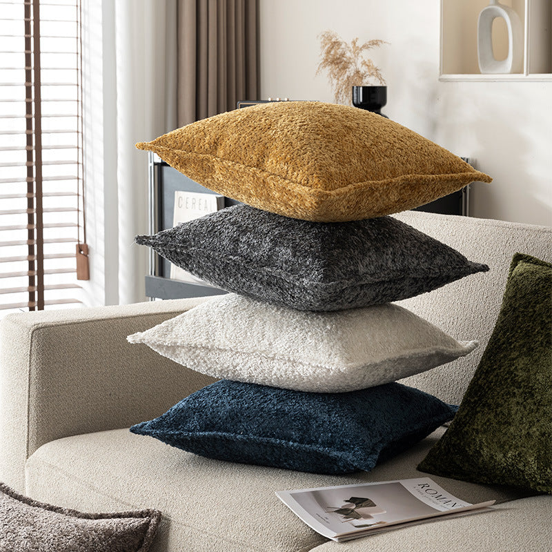 Soft Chenille Pillow Cover – Modern Minimalist Home Décor
