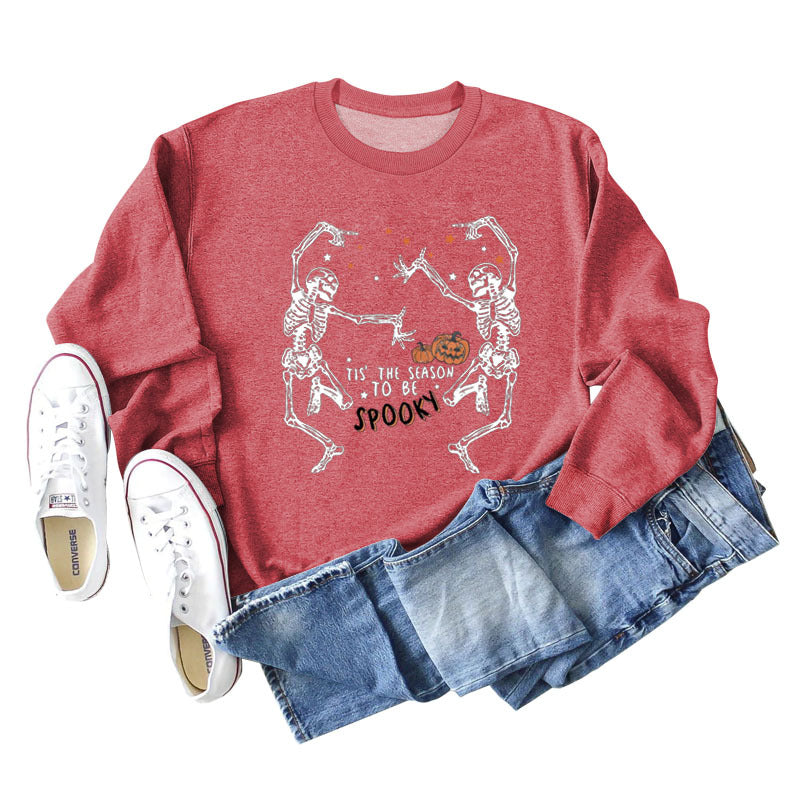 Trendy Letter Print Loose Long Sleeve Sweatshirt